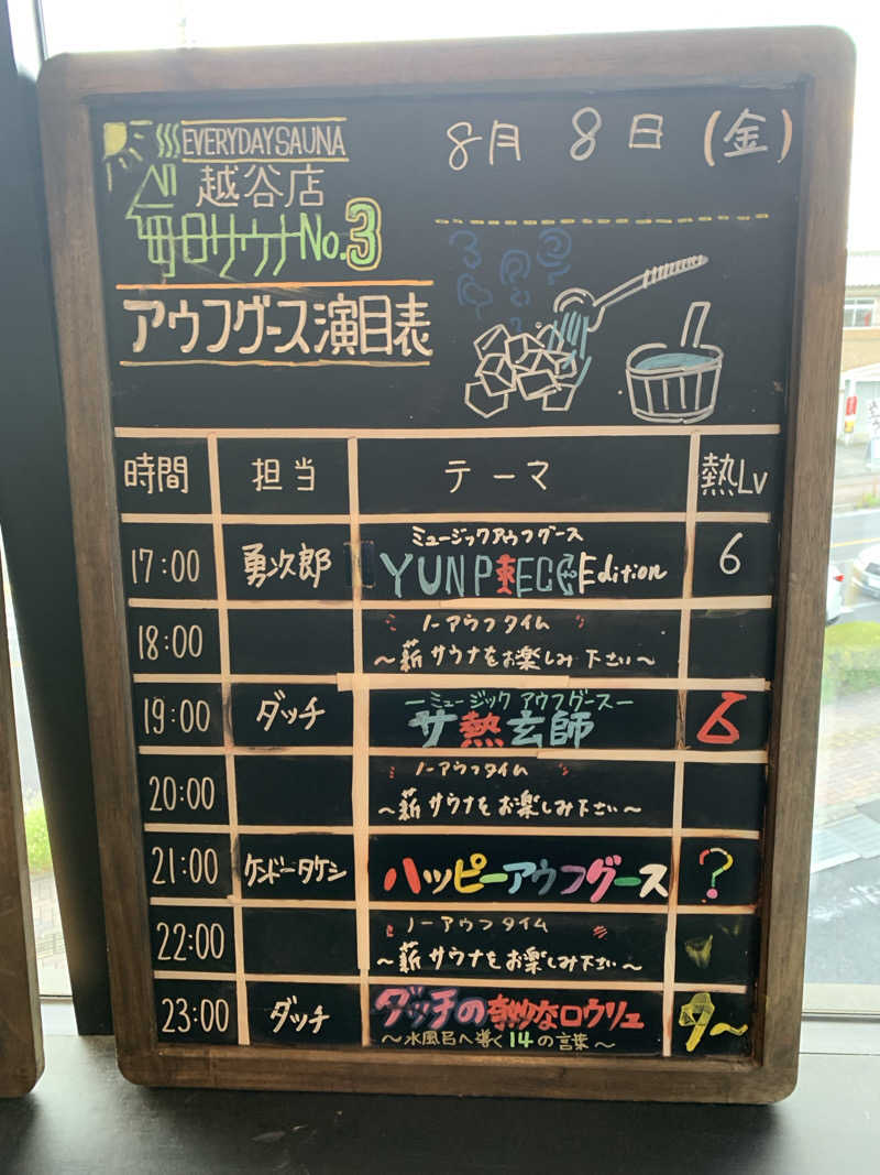 ひねくれさんの毎日サウナ 越谷店のサ活写真