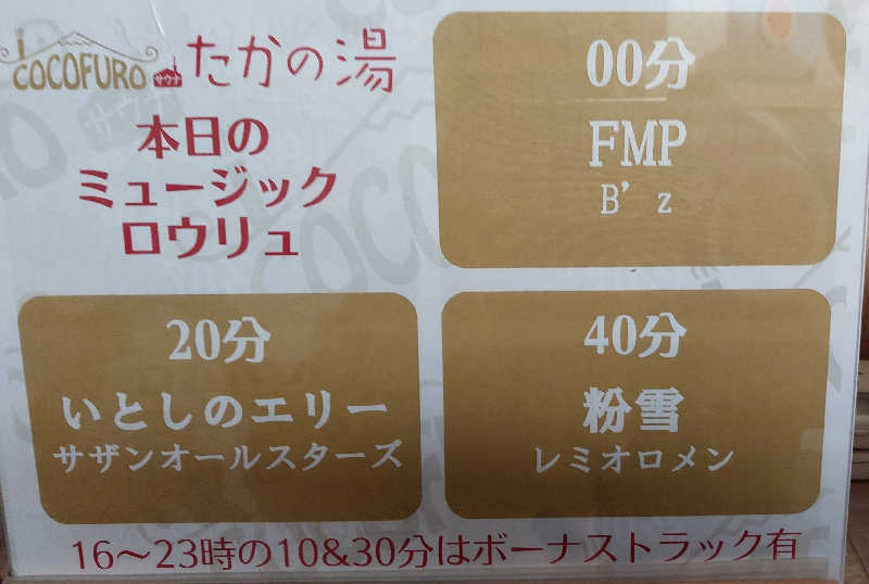 りみさんのCOCOFURO たかの湯のサ活写真