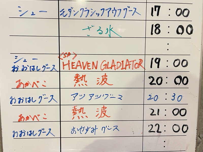 コブコブさんのサウナヘヴン草加のサ活写真