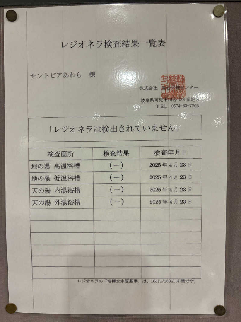 ヨシさんのセントピアあわらのサ活写真