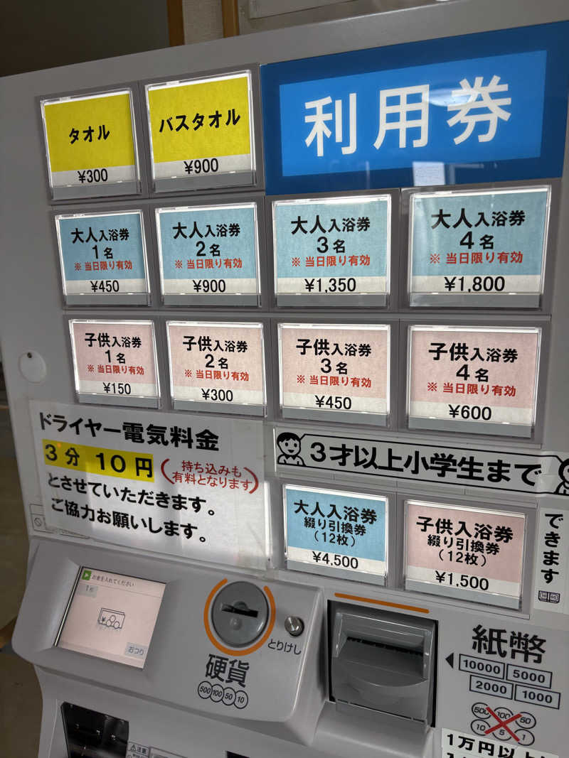 大口さんの百目鬼温泉のサ活写真