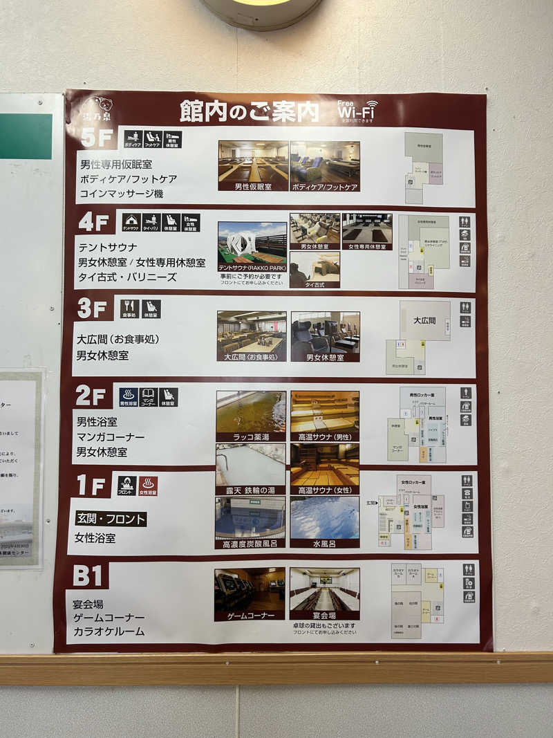 蒸し河童さんの湯乃泉 東名厚木健康センターのサ活写真