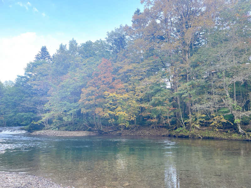 まつざきたいきさんの空知川源流テントサウナのサ活写真