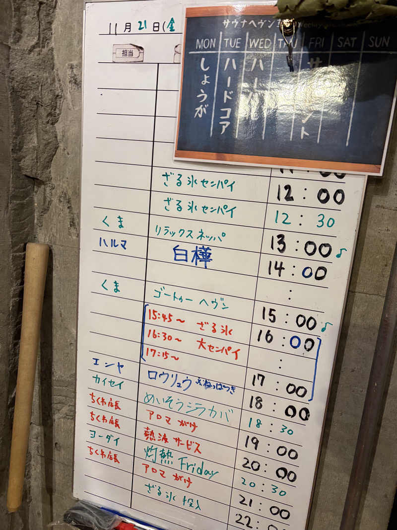 すたんさんのサウナヘヴン草加のサ活写真