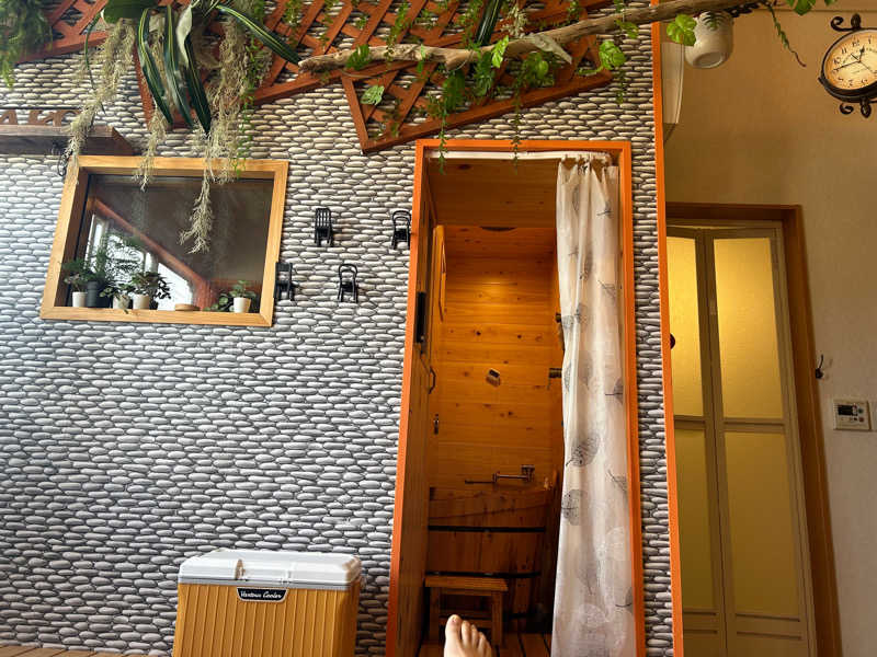 ぽさんのprivate sauna さはこ前のサ活写真