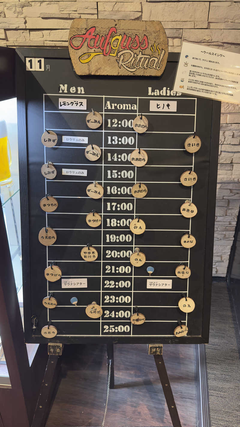 きしさんのサウナと天然温泉 湯らっくすのサ活写真