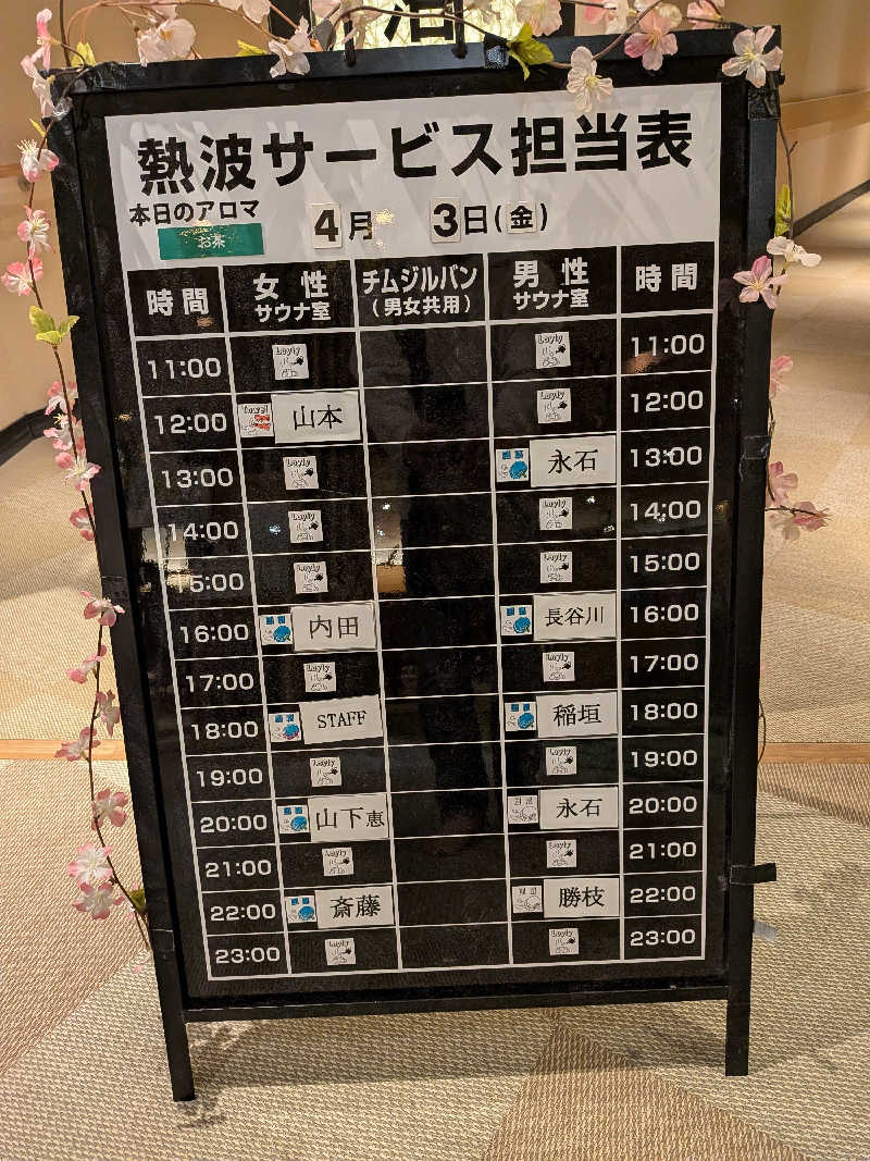 のすけさんの温泉カフェ あがんなっせ(旧 菊南温泉スパリゾート あがんなっせ)のサ活写真