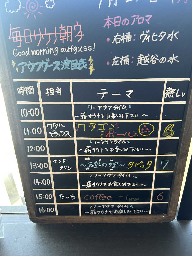 ラッコちゃん🦦さんの毎日サウナ 越谷店のサ活写真