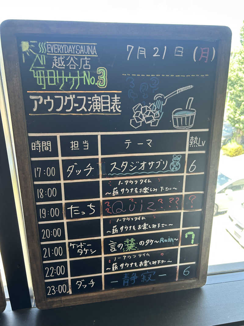 ラッコちゃん🦦さんの毎日サウナ 越谷店のサ活写真