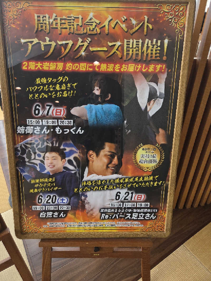 Shinさんの徳島天然温泉 あらたえの湯のサ活写真
