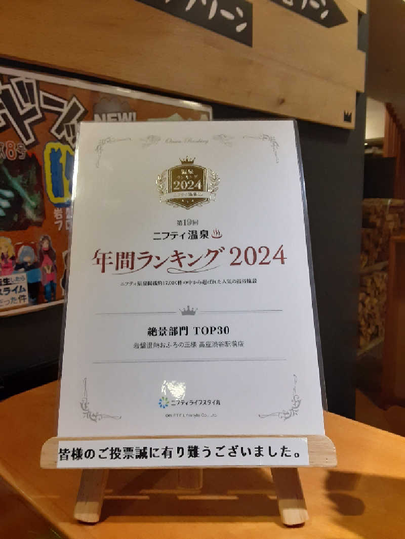 tomoさんのおふろの王様 高座渋谷駅前店のサ活写真