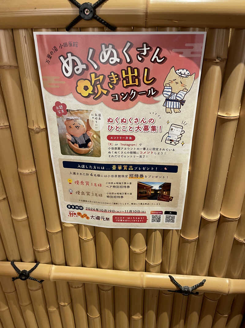 JD祭りさんの小田原お堀端 万葉の湯のサ活写真