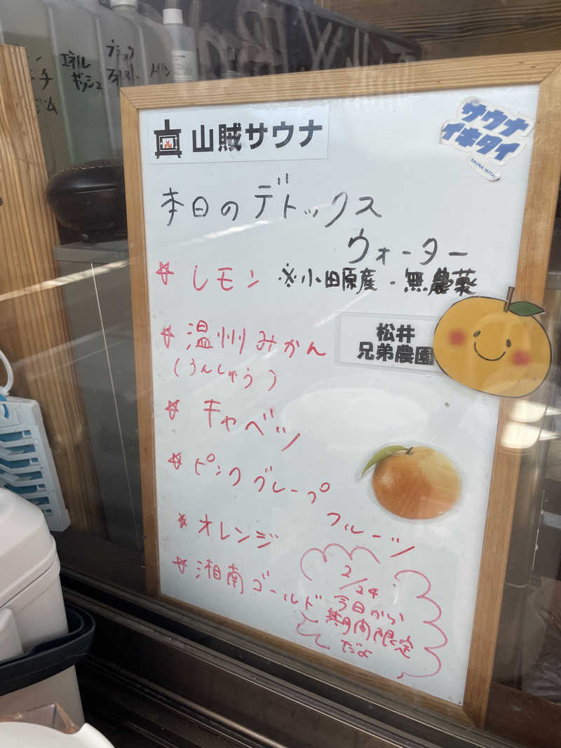 JD祭りさんの山賊サウナのサ活写真