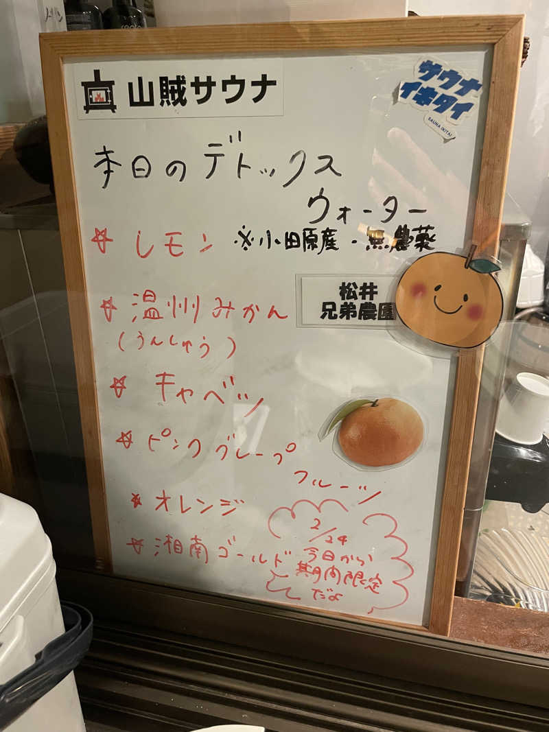 JD祭りさんの山賊サウナのサ活写真