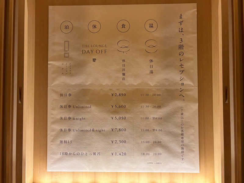 おこめちゃんさんの休日湯のサ活写真