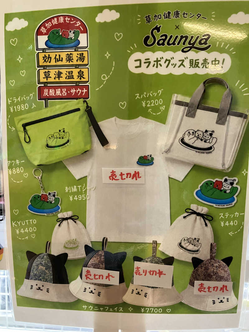 やす丸さんの湯乃泉 草加健康センターのサ活写真