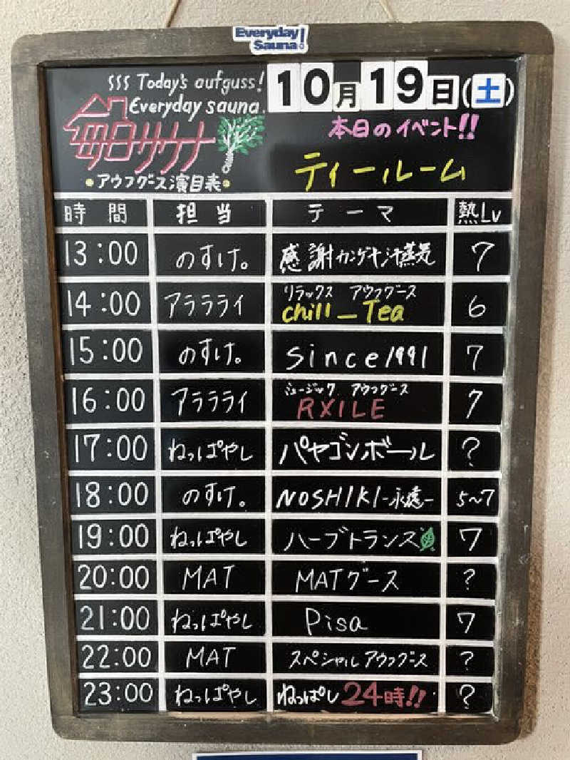 しんしんさんの毎日サウナ 前橋本店のサ活写真