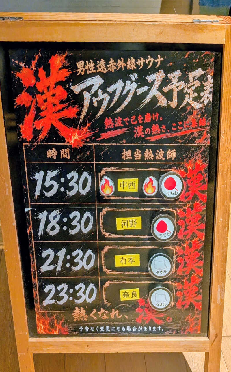 イシレリさんのSPA&HOTEL水春 松井山手のサ活写真