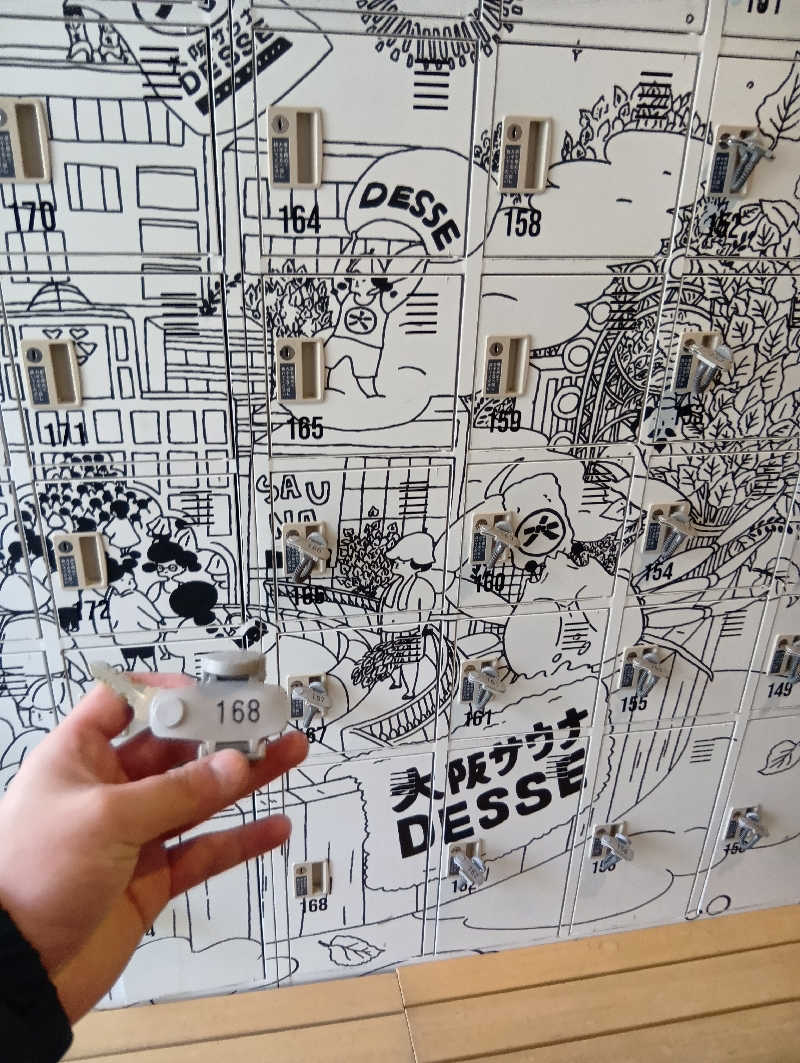 ぱれおさんの大阪サウナDESSEのサ活写真