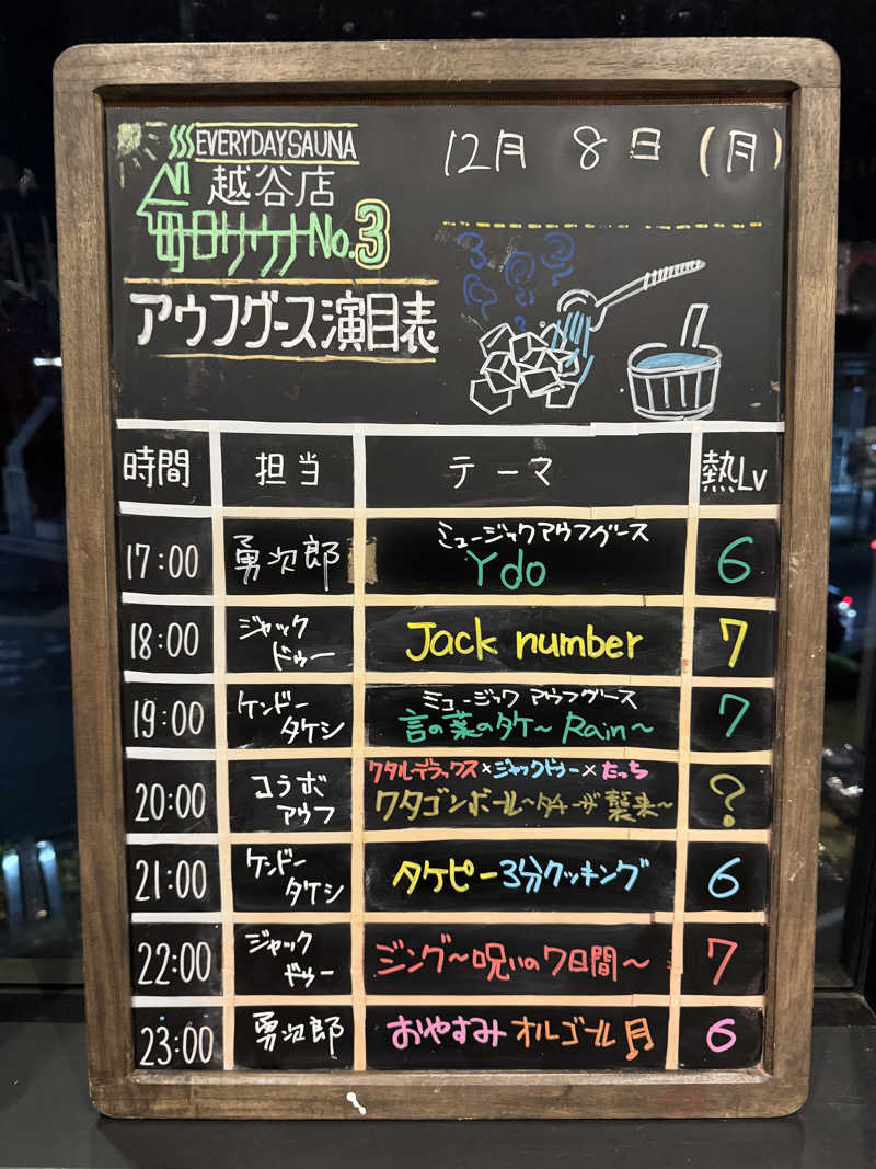 hokkestさんの毎日サウナ 越谷店のサ活写真