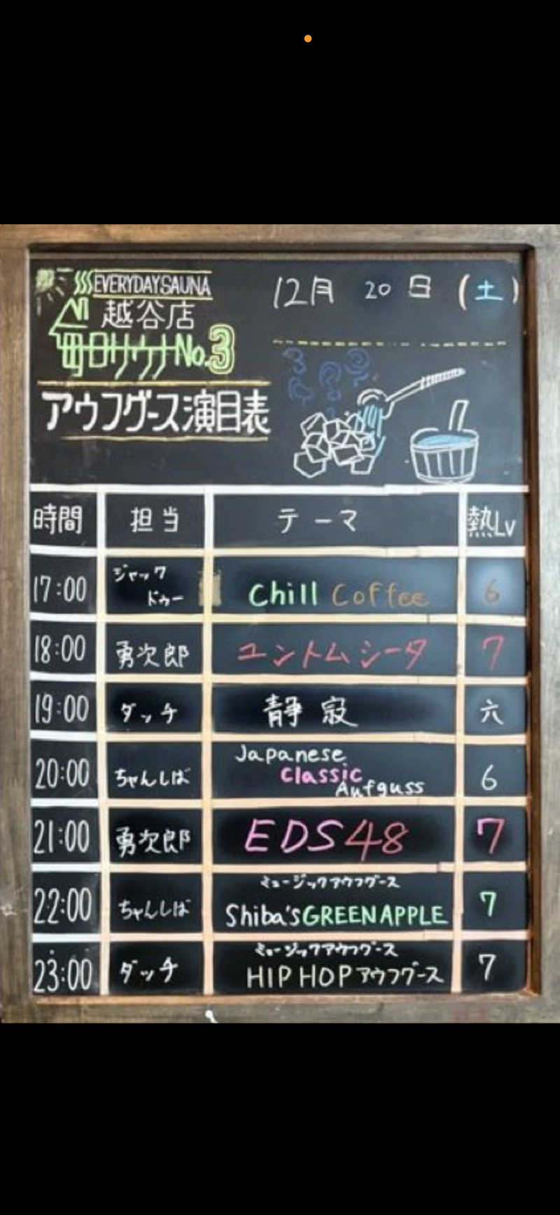 hokkestさんの毎日サウナ 越谷店のサ活写真