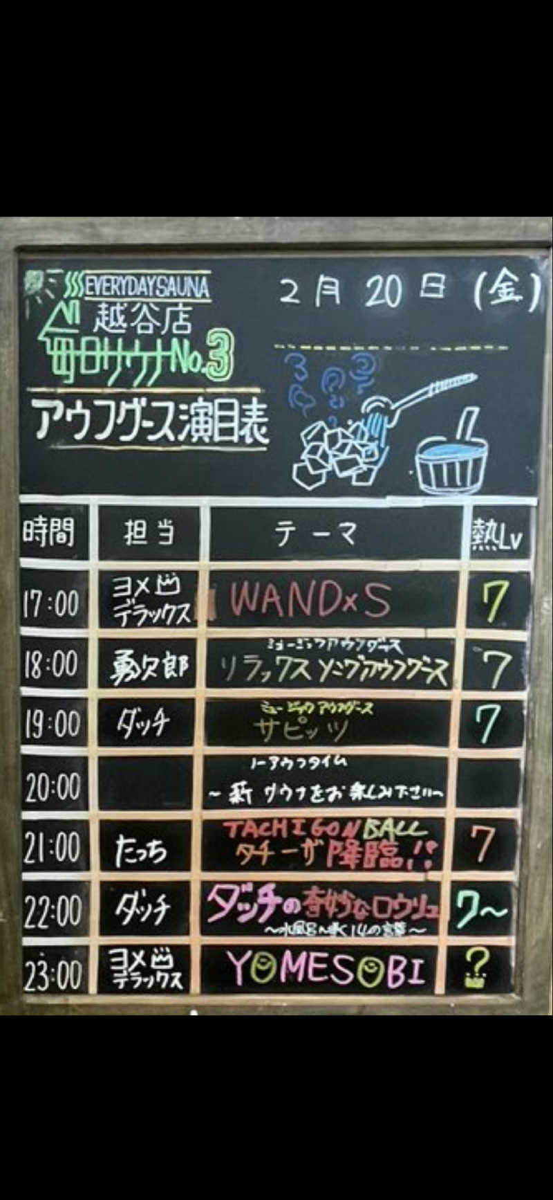 hokkestさんの毎日サウナ 越谷店のサ活写真