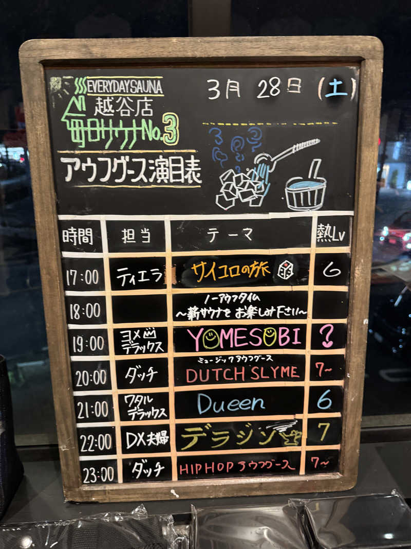 hokkestさんの毎日サウナ 越谷店のサ活写真