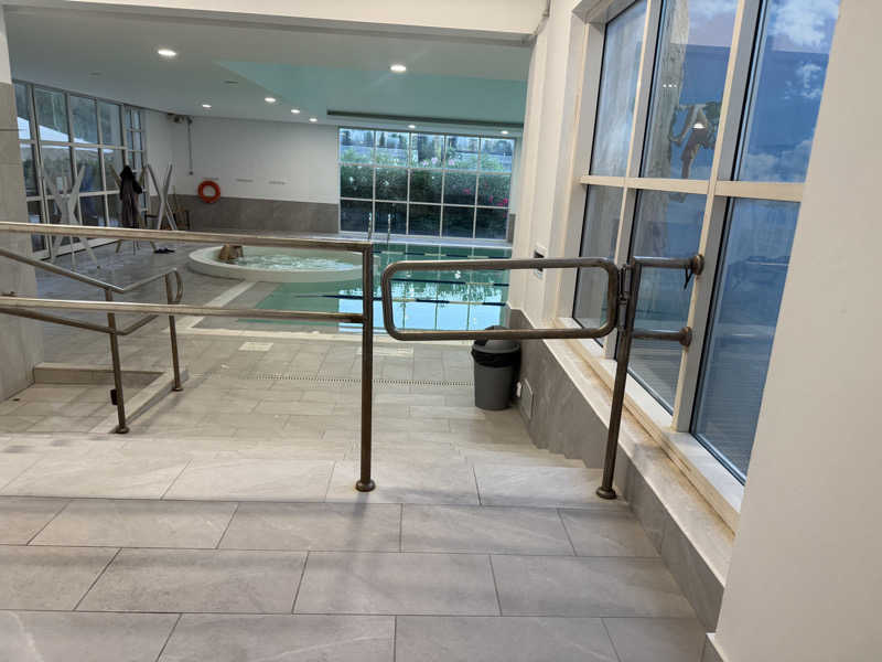 旅ラン　ワールドサウナさんのHilton Rome Airportのサ活写真