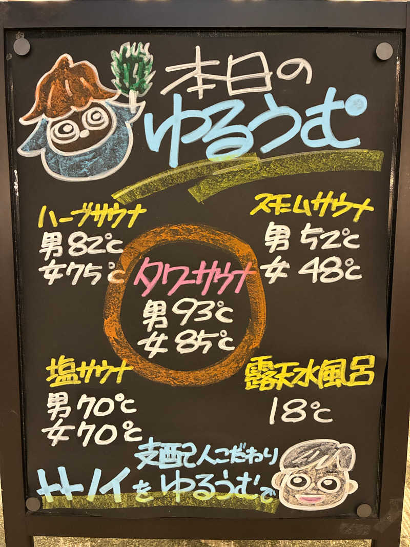 micaさんのSPA&ごはん ゆるうむ yuluumuのサ活写真