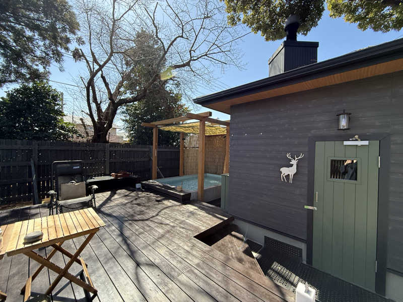 あいまるさんの鹿とサウナのサ活写真