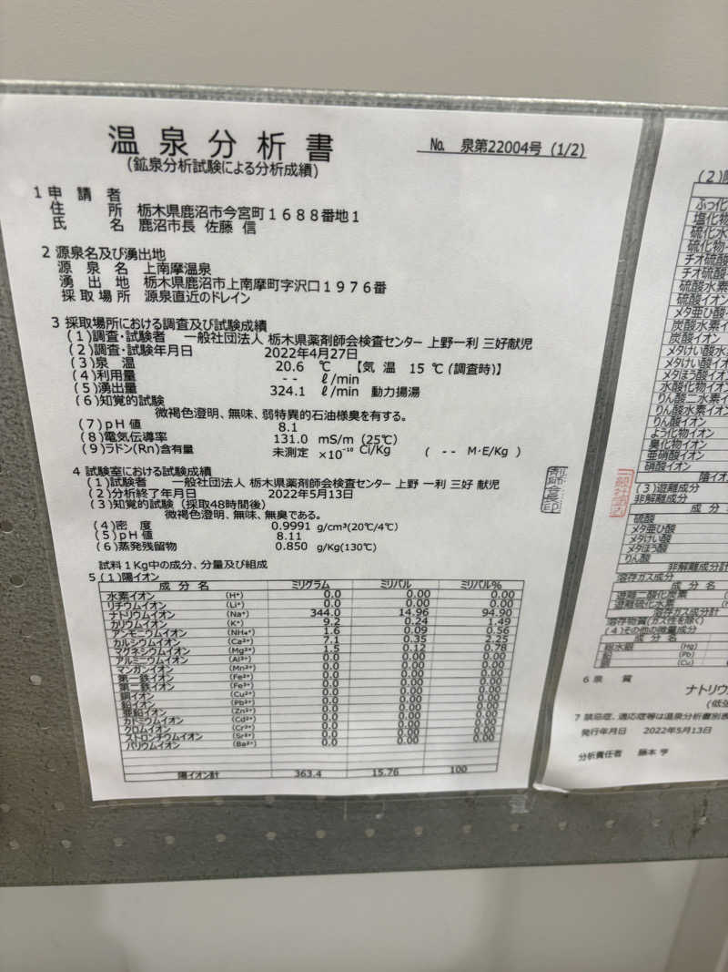 銀次郎さんのスノーピーク鹿沼キャンプフィールド&スパのサ活写真