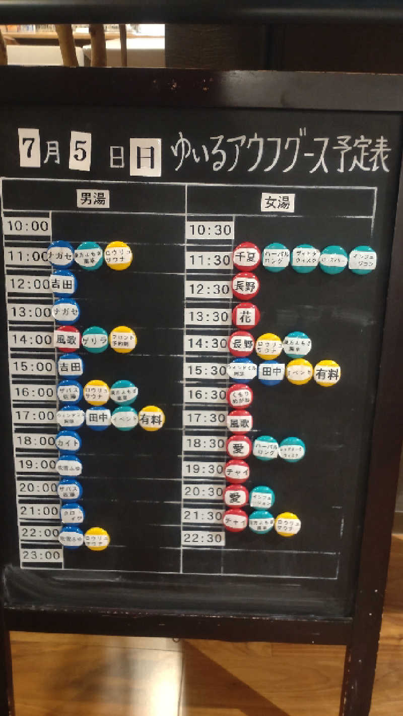 浅倉半蔵さんの朝日湯源泉ゆいるのサ活写真