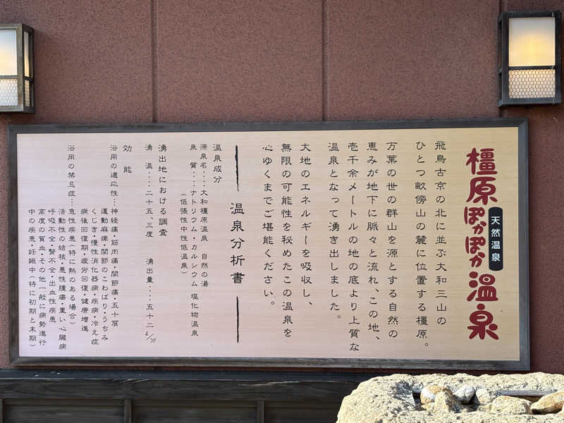 Junさんの橿原ぽかぽか温泉のサ活写真