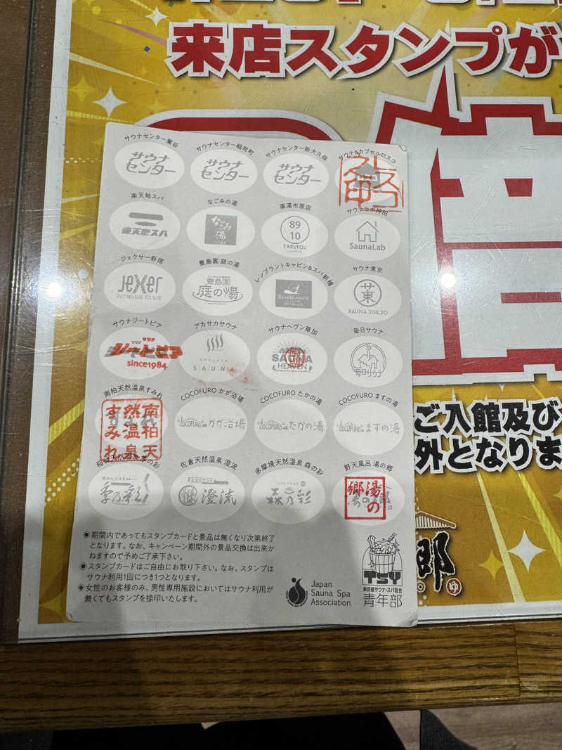 かわシマンさんの野天風呂 湯の郷のサ活写真