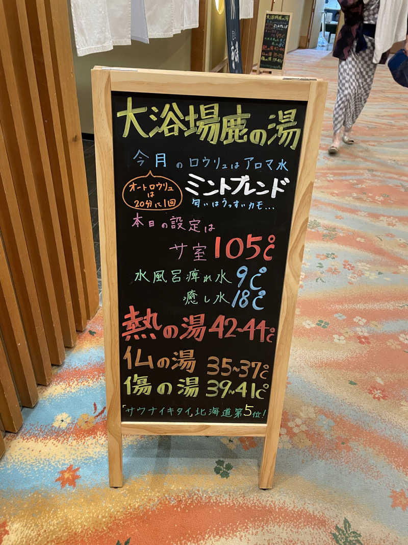 モリゾーさんの定山渓 鹿の湯のサ活写真