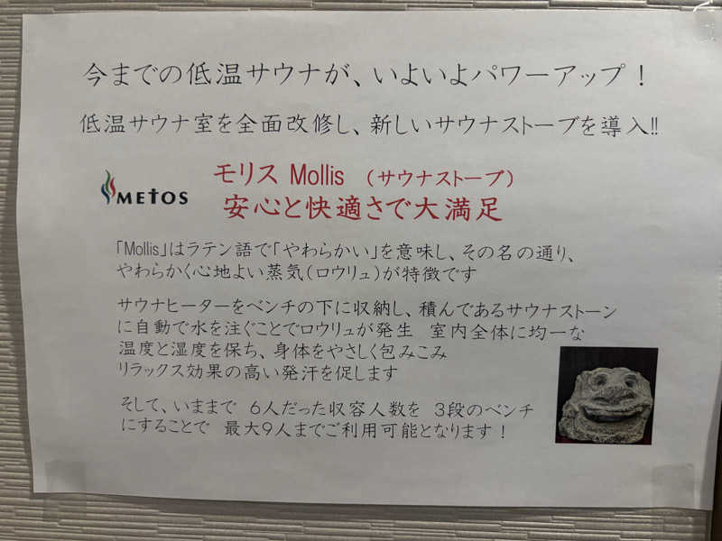 Saunaddictモモンガさんのカプセルホテル&サウナ コスモプラザ赤羽のサ活写真