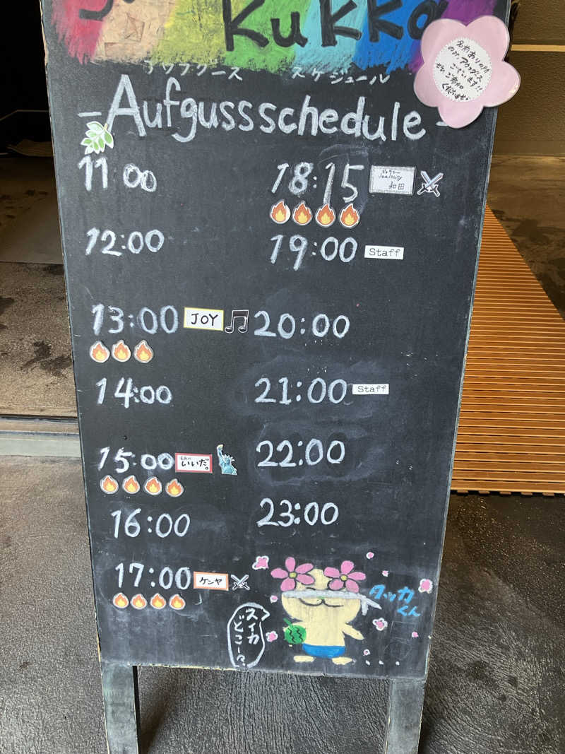 のりころさんの花園温泉 sauna kukkaのサ活写真