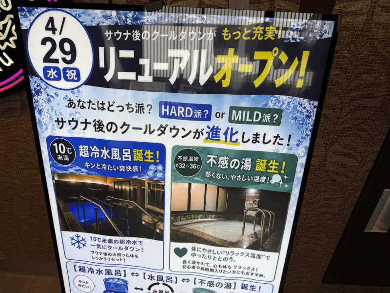 チャーミーさんの湘南RESORT SPA 竜泉寺の湯 湘南茅ヶ崎店のサ活写真