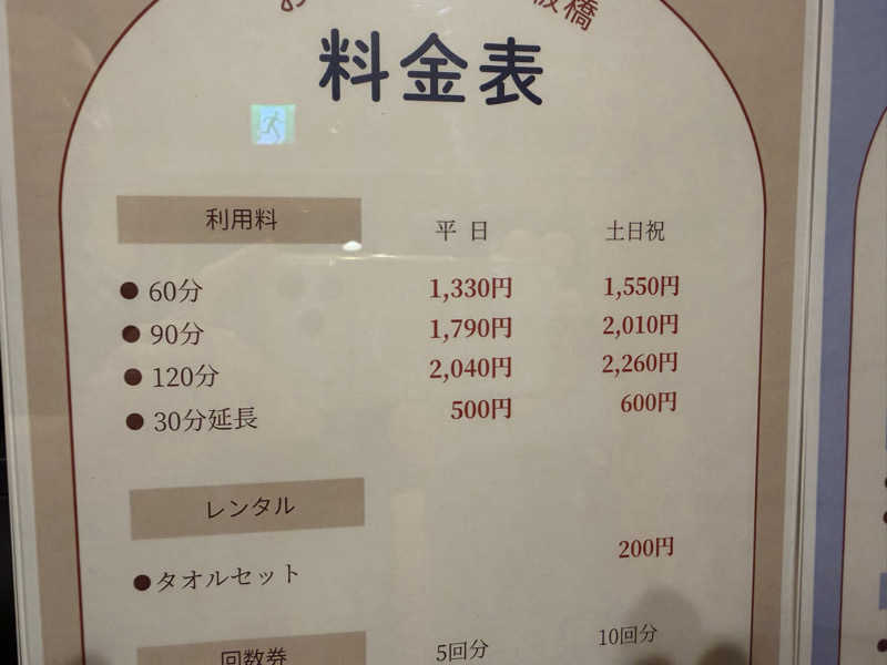 チャーミーさんのおかえりサウナ板橋のサ活写真