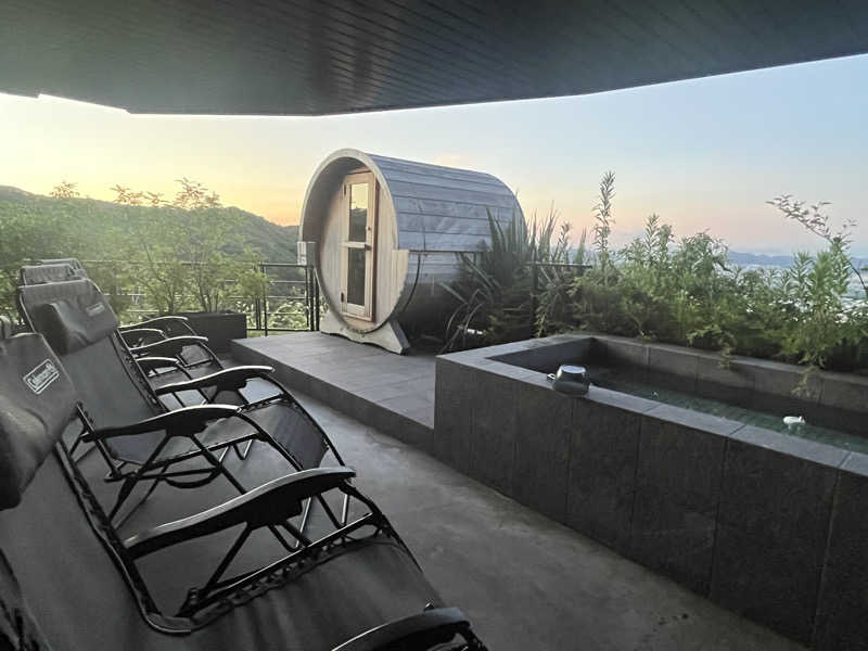 いろはにほへとさんのセトレ ハイランドヴィラ姫路 プライベートサウナ付客室「TOTONOI」のサ活写真