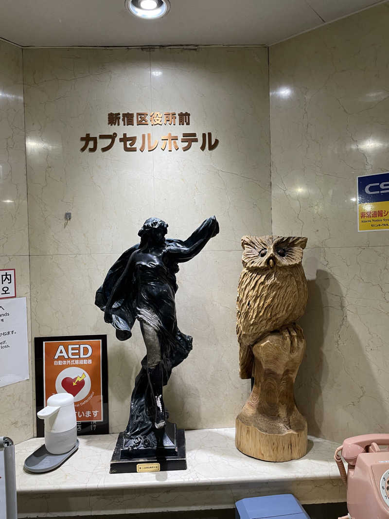 乙さんさんの新宿区役所前カプセルホテルのサ活写真
