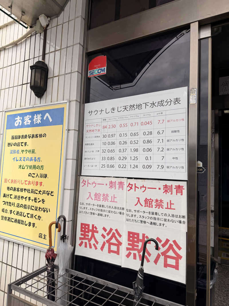 そこらへんのなおやさんのサウナしきじのサ活写真