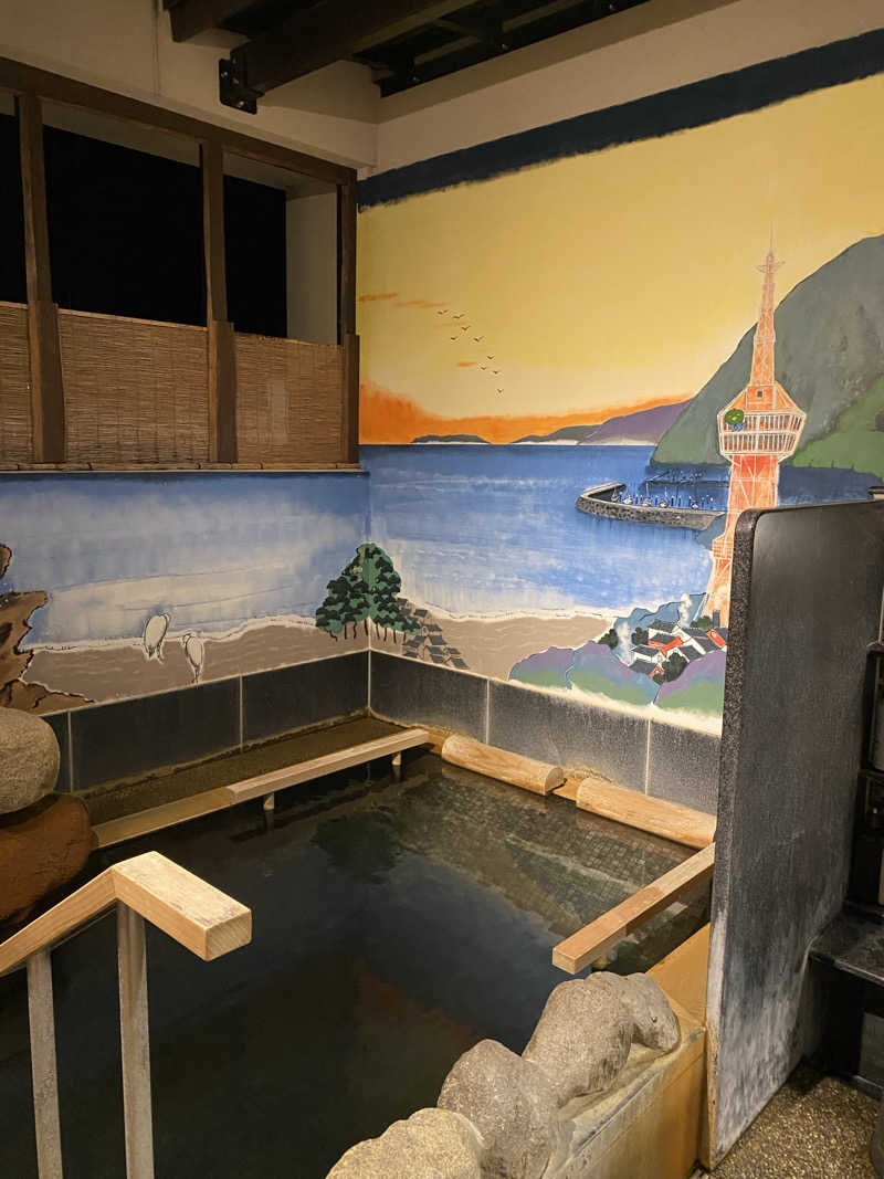 裏地見るプーチンさんの天然温泉 別府八湯 御宿 野乃別府のサ活写真