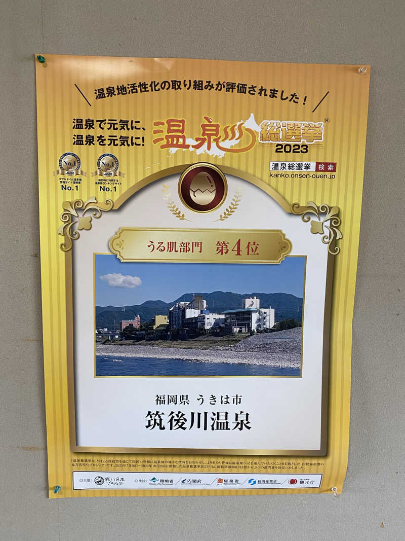 裏地見るプーチンさんの筑後川温泉 清乃屋(きよのや)のサ活写真