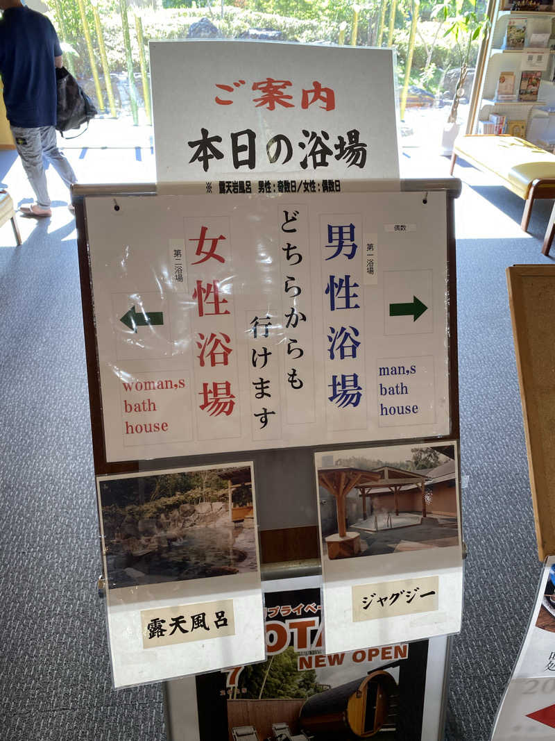 裏地見るプーチンさんの赤村ふるさとセンター 源じいの森温泉のサ活写真