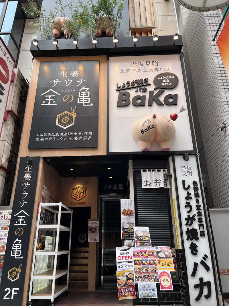 髭の蒸し野郎さんの生姜サウナ 金の亀のサ活写真