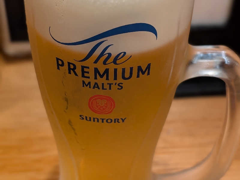 生ビール　サントリープレミアムモルツ