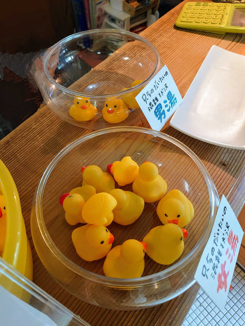 き〇湯で逆走するアヒリュ隊長さんの人蔘湯のサ活写真