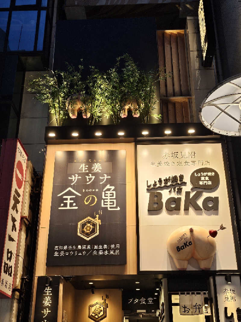 佐吉さんの生姜サウナ「金の亀」のサ活写真