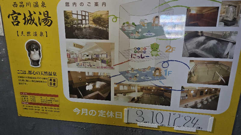 佐吉さんの西品川温泉 宮城湯のサ活写真